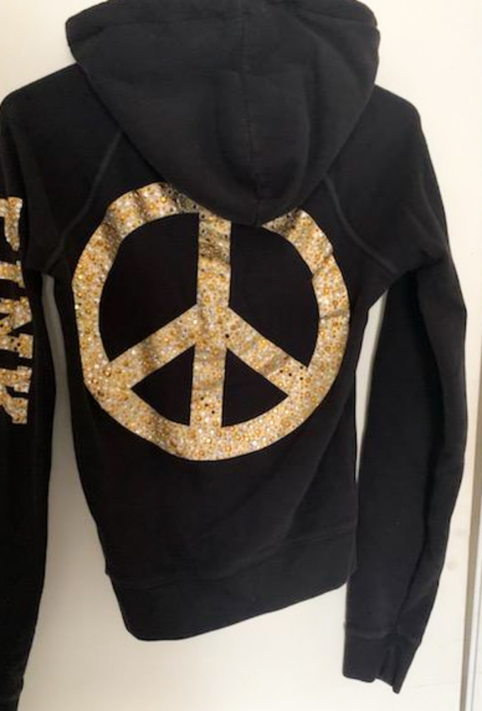 Victoria's secret PINK zip up hoodie (small)